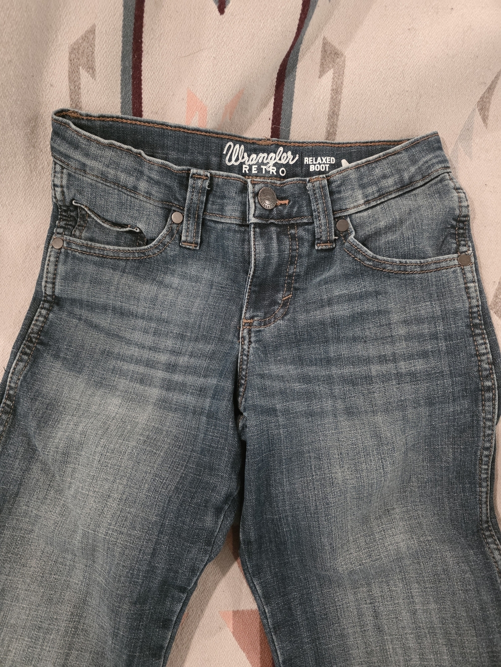Wrangler Retro Relaxed Boot Boy's Jeans - Medium Wash